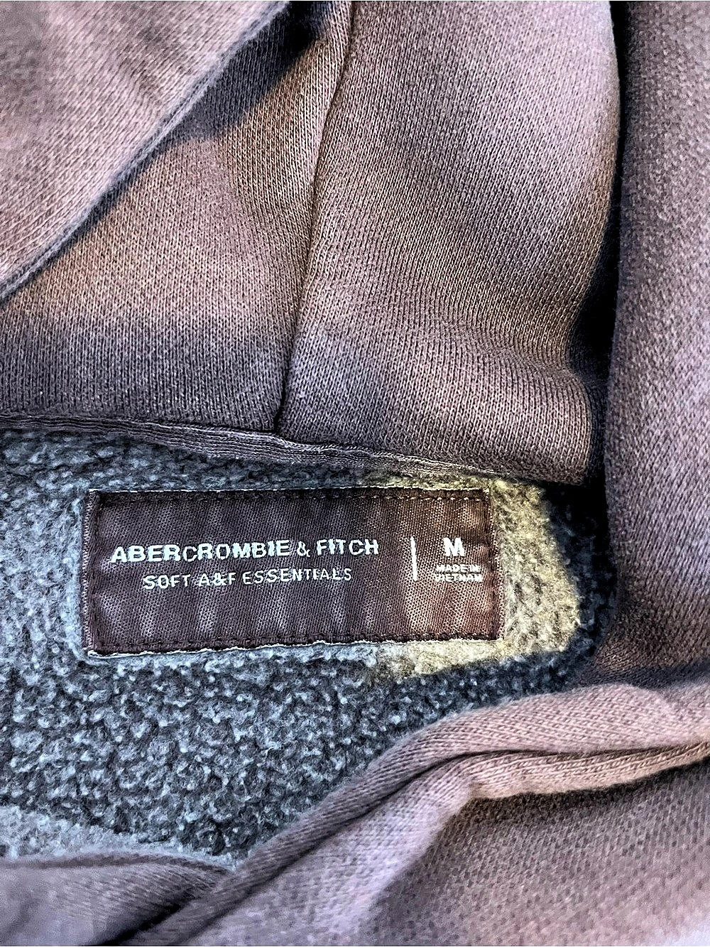 Abercrombie & Fitch Essential Brown Hoodie - Picture 2 of 2